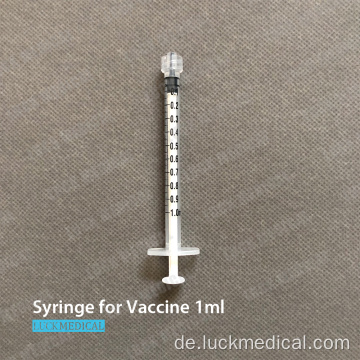 1cc Spritze ohne Nadel für Impfungen